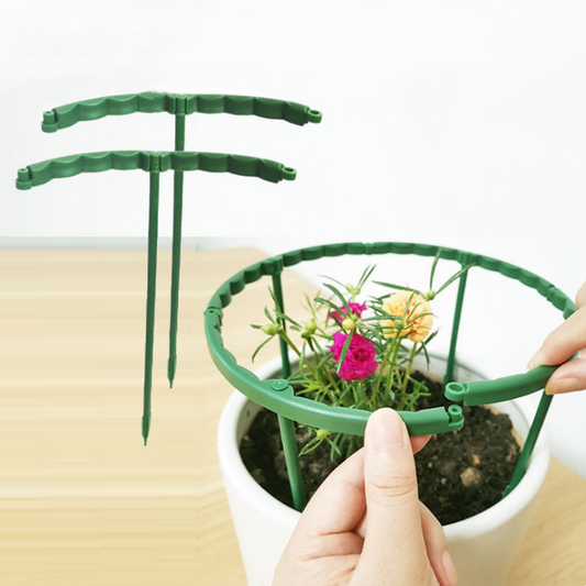 🔥2026 New Arrival ＆ Hot Sale ＆ 50％ Off🔥 Plant Grow Rings ✅ Interlocking Support & Easy Setup | Keep Plants Upright Fast 🌱