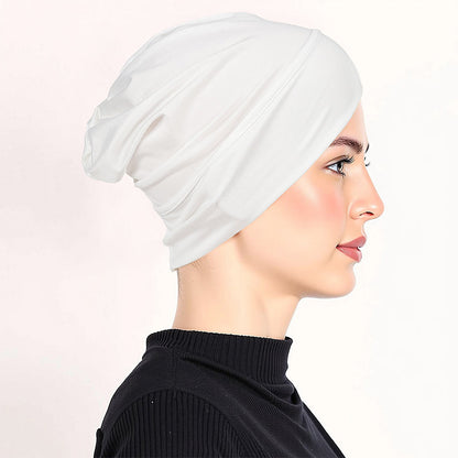 🥳SUMMER HOT SALE🥳💞50K+ SOLD!💥50% OFF! 🔥 Soft Stretch Turban Cap – Milk Silk Fabric & Anti-Slip Fit – Hair Volume Concealer – Multi-Use Under Scarf 🧣