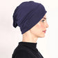 🥳SUMMER HOT SALE🥳💞50K+ SOLD!💥50% OFF! 🔥 Soft Stretch Turban Cap – Milk Silk Fabric & Anti-Slip Fit – Hair Volume Concealer – Multi-Use Under Scarf 🧣