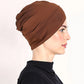 🥳SUMMER HOT SALE🥳💞50K+ SOLD!💥50% OFF! 🔥 Soft Stretch Turban Cap – Milk Silk Fabric & Anti-Slip Fit – Hair Volume Concealer – Multi-Use Under Scarf 🧣