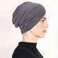 🥳SUMMER HOT SALE🥳💞50K+ SOLD!💥50% OFF! 🔥 Soft Stretch Turban Cap – Milk Silk Fabric & Anti-Slip Fit – Hair Volume Concealer – Multi-Use Under Scarf 🧣