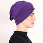 🥳SUMMER HOT SALE🥳💞50K+ SOLD!💥50% OFF! 🔥 Soft Stretch Turban Cap – Milk Silk Fabric & Anti-Slip Fit – Hair Volume Concealer – Multi-Use Under Scarf 🧣