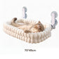 📢📢50% OFF !! ⏰Foldable Suction Cat Window Hammock |Folds Flat Against the Window When Not in Use☁️