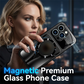 🔥2026 New Upgrade ＆ Hot Sale🔥 Magnetic Tempered Glass Phone Case – Shockproof, MagSafe Compatible ✨