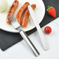 🔥2026 New Upgrade ＆ Hot Sale ＆ 50％ Off🔥4-in-1 Stainless Steel Portable Cutlery Set