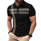 🔥Last day of the limited-time 50% off sale🔥Men's Striped Short Sleeve Collared Top🌿