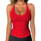 🥳SUMMER HOT SALE🥳💞50K+ SOLD!💥50% OFF! 🔥Women's Ribbed V-Neck Tank Top