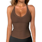 🥳SUMMER HOT SALE🥳💞50K+ SOLD!💥50% OFF! 🔥Women's Ribbed V-Neck Tank Top