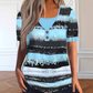 🥳SUMMER HOT SALE🥳💞50K+ SOLD!💥50% OFF! 🔥 Faux Two-Piece Striped Top – Henley, Casual ✨