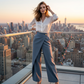 🔥2026 New Arrival ＆ Hot Sale🔥 Women's Patchwork Cropped Casual Pants 🌸