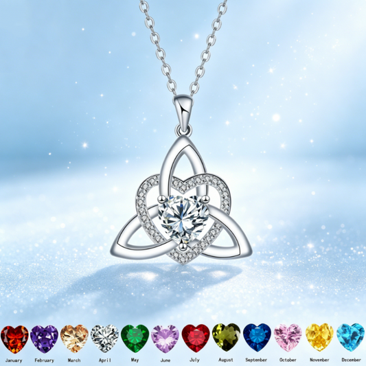 🔥2026 New Arrival ＆ Hot Sale ＆ 50％ Off🔥 Celtic Knot Heart Pendant Necklace – Intricate design, meaningful & perfect as a timeless gift for loved ones ❤️