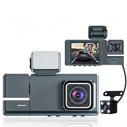 🔥2026 New Upgrade ＆ Hot Sale🔥3-Channel 1080p Dash Cam with Wi-Fi