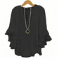 📢📢40% OFF !! ⏰ V-Neck Ruffled Sleeve Top – Flowy & lightweight – Elegant casual blouse, perfect for summer or office – feminine and breathable ✨🌿