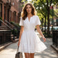 🔥2026 New Arrival ＆ Hot Sale ＆ 50％ Off🔥Women's Short Sleeve Tiered Mini Dress