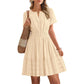 🔥2026 New Arrival ＆ Hot Sale ＆ 50％ Off🔥Women's Short Sleeve Tiered Mini Dress