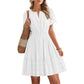 🔥2026 New Arrival ＆ Hot Sale ＆ 50％ Off🔥Women's Short Sleeve Tiered Mini Dress