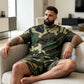 🔥2026 New Arrival ＆ Hot Sale ＆ 50％ Off🔥Men's Camouflage Print T-Shirt & Shorts Set