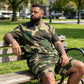 🔥2026 New Arrival ＆ Hot Sale ＆ 50％ Off🔥Men's Camouflage Print T-Shirt & Shorts Set