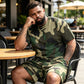 🔥2026 New Arrival ＆ Hot Sale ＆ 50％ Off🔥Men's Camouflage Print T-Shirt & Shorts Set