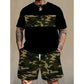 🔥2026 New Arrival ＆ Hot Sale ＆ 50％ Off🔥Men's Camouflage Print T-Shirt & Shorts Set