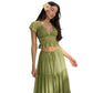🔥2026 New Arrival ＆ Hot Sale ＆ 50％ Off🔥Elegant Lace V-Neck Top & Maxi Skirt Set