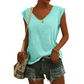 📢📢50% OFF !! ⏰Women's Casual V-Neck Loose Fit Tank Top