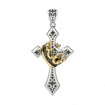 🔥2026 New Arrival ＆ Hot Sale🔥Vintage Crown Cross Necklace