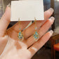 🔥2026 New Arrival ＆ Hot Sale🔥Sky Blue Drop Dangle Hoop Earrings