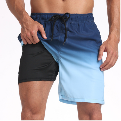 🥳SUMMER HOT SALE🥳💞50K+ SOLD!💥50% OFF! 🔥Men's 2-in-1 Quick-Dry Casual Shorts