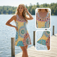 📢📢50% OFF !! ⏰Casual Sleeveless A-Line Printed Summer Dress