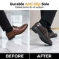 📢📢40% OFF !! ⏰Men's Classic Faux Leather Single-Buckle Shoes👞