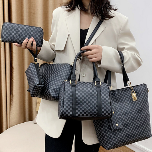 📢📢52% OFF !! ⏰ Stylish 6-in-1 Mother & Baby Bag Set – Printed, Versatile Shoulder, Crossbody & Handbag for Everyday Use 🌿