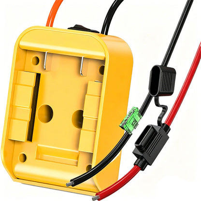📢📢40% OFF !! ⏰Power Wheels Adapter for DeWalt 18V/20V Battery with Switch & Fuse