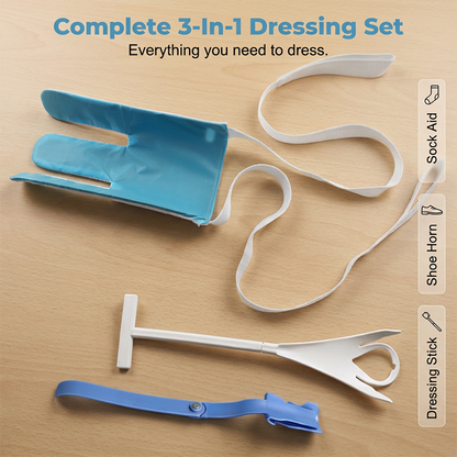 📢📢50% OFF !! ⏰ No-Bend Easy-On Sock Aid with Pull Straps