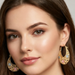 🔥2026 New Arrival ＆ Hot Sale ＆ 50％ Off🔥Gold-Plated Crescent Hoop Earrings with Enamel Flowers – Delicate, floral charm & perfect for everyday elegance or gifting 🌸
