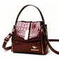 📢📢50% OFF !! ⏰Glossy Crocodile Pattern Women's Handbag