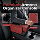 📢📢 50% OFF🚗5-in-1 Car Armrest Organizer – Console Cushion with Storage Bags, Cup Holder & Phone Slot