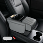 📢📢 50% OFF🚗5-in-1 Car Armrest Organizer – Console Cushion with Storage Bags, Cup Holder & Phone Slot