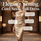 📢📢50% OFF !! ⏰Women's Sleeveless Cowl Neck Midi Dress