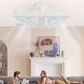📢📢40% OFF !! ⏰ 2-in-1 LED Ceiling Fan Light – Dual Cooling, Ultra Bright, Tool-Free Install 🌀