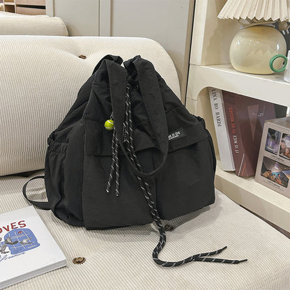 📢📢40% OFF !! ⏰Large-Capacity Drawstring Convertible Tote Backpack
