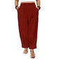 📢📢50% OFF !! ⏰ Women’s Cuffed Ankle Pants – Relaxed Fit, Elastic Waist, Solid Colors 🍂