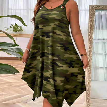 🌸 50% OFF NOW! 🌸 Sleeveless Camouflage Dress