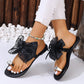 🌸 50% OFF NOW! 🌸Elegant Bow Flat Beach Sandals