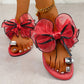 🌸 50% OFF NOW! 🌸Elegant Bow Flat Beach Sandals