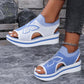 📢📢50% OFF !! ⏰Women's Casual Peep-Toe Platform Beach Sandals