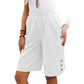 🌸 50% OFF NOW! 🌸Women's Casual Comfortable Elastic Waist Capri Trousers