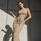 🌸 50% OFF NOW! 🌸Elegant Asymmetrical Crop Top and High-Waist Skirt Set