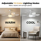 📢📢50% OFF !! ⏰2-in-1 Cooling LED Ceiling Fan