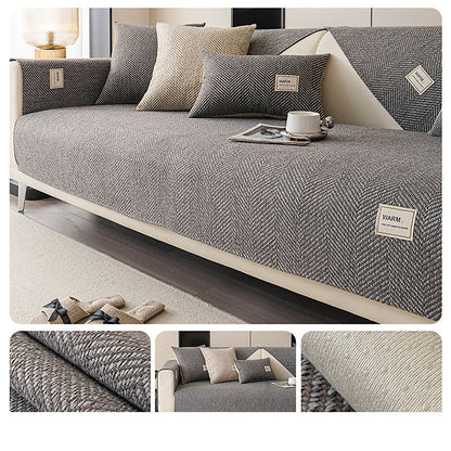 📢📢50% OFF !! ⏰Modern Herringbone Pattern Couch Cover